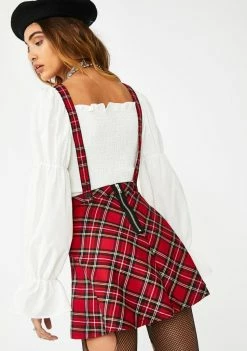 Tripp NYC Suspender Mini Skirt Bottoms