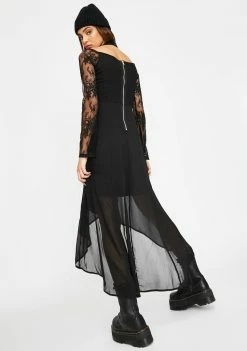 Tripp NYC Dresses Night Vision Lace-Up Dress