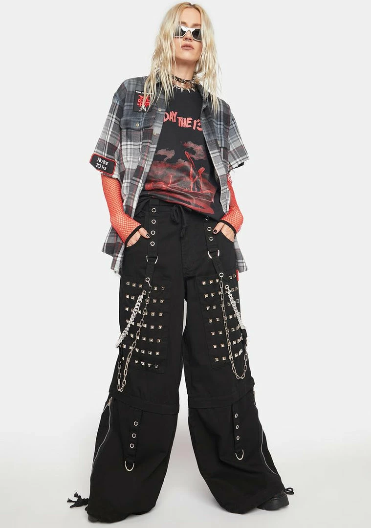 Tripp NYC Monster Stud Wide Leg Pants 5 Tripp NYC Monster Stud Wide Leg Pants