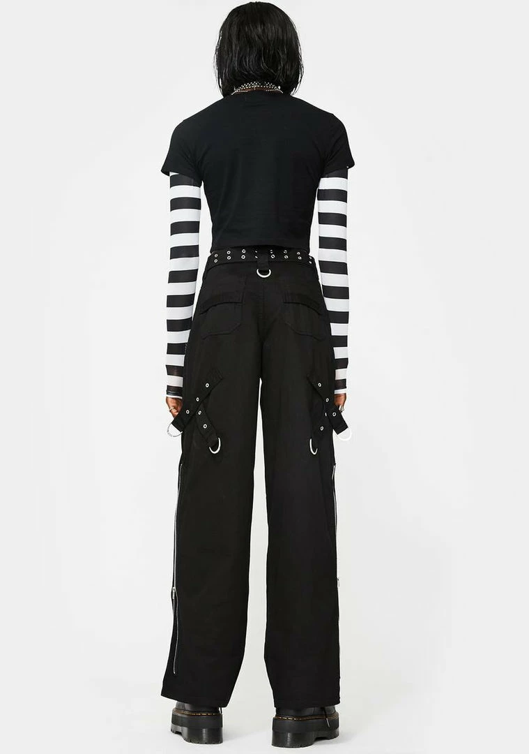Tripp NYC Bottoms Super Side Zip Wide Leg Pants 6 Tripp NYC Bottoms Super Side Zip Wide Leg Pants