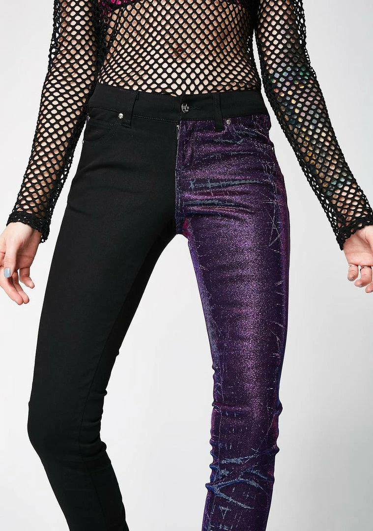 Tripp NYC Shine On Split Jeans 5 Tripp NYC Shine On Split Jeans
