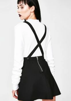 Tripp NYC Suspender Skater Skirt