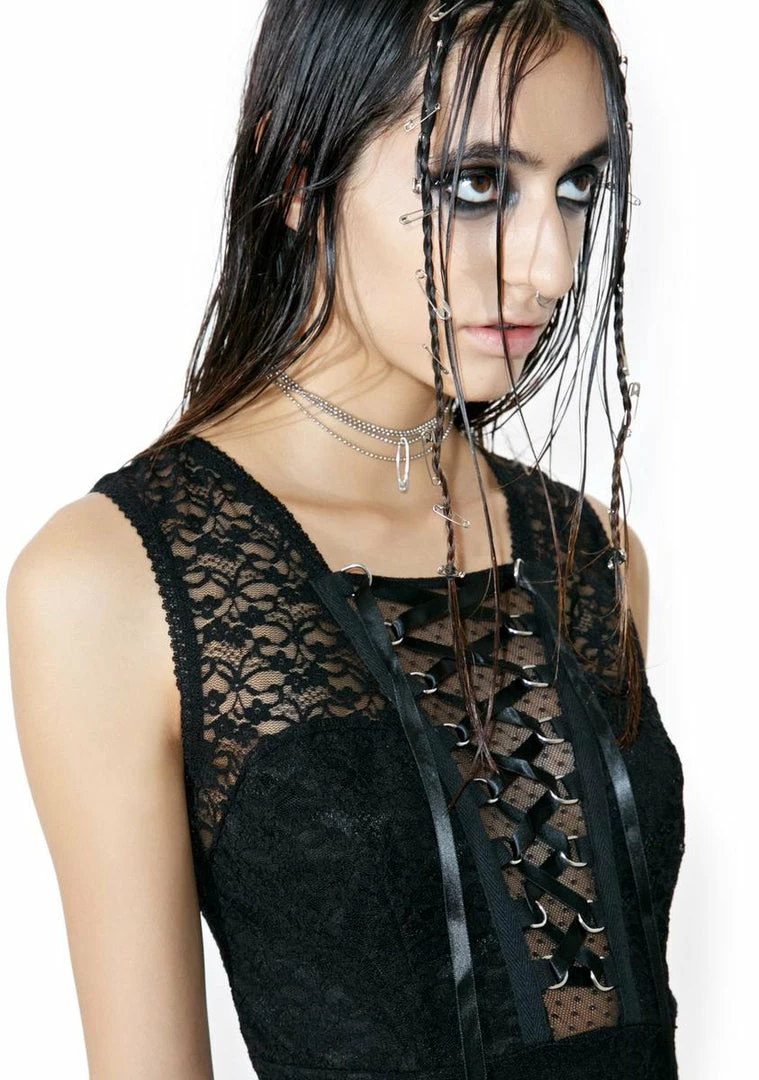 Tripp NYC Sweet Jane Lace-Up Dress 4 Tripp NYC Sweet Jane Lace-Up Dress