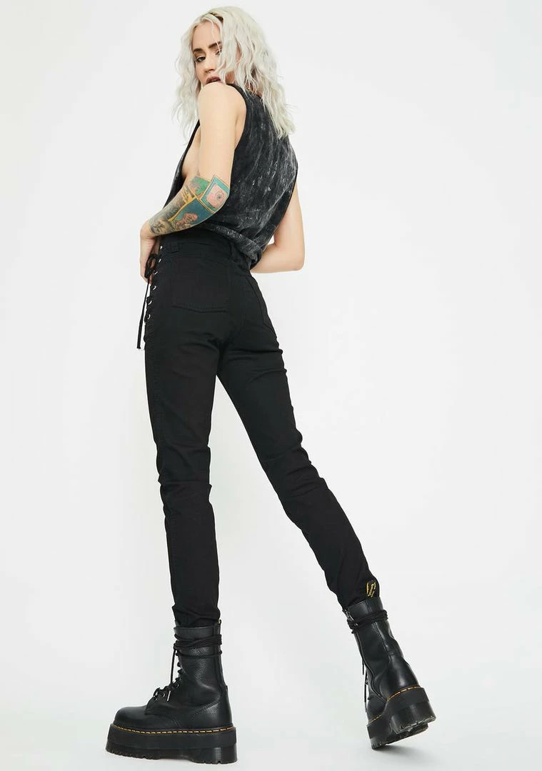 Tripp NYC Hip Side Lace-Up Pants 6 Tripp NYC Hip Side Lace-Up Pants