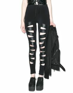 Tripp NYC Bottoms Z-Cut Leggings