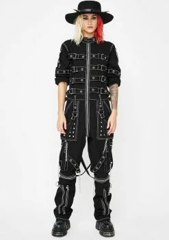 Tripp NYC Chain And Strap Jumpsuit