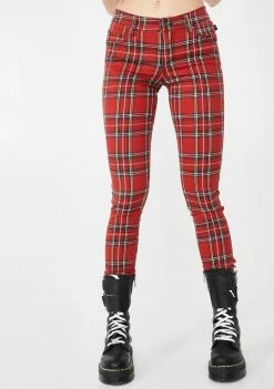 Tripp NYC Tartan Plaid Pants