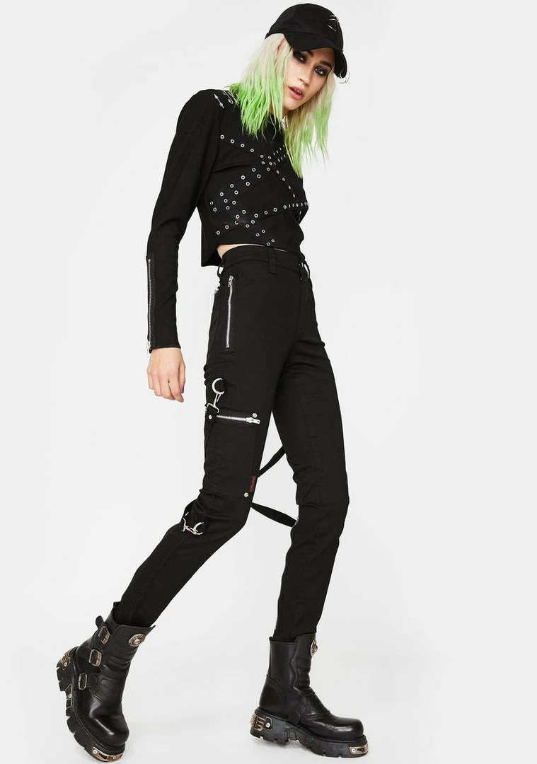Tripp NYC Black Chaos Bondage Pants 4 Tripp NYC Black Chaos Bondage Pants