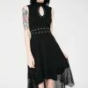 Tripp NYC Hi Lo Eyelet Dress Dresses