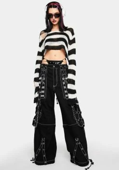 Tripp NYC Bottoms White Electro Darkstreet Pants 8 Tripp NYC Bottoms White Electro Darkstreet Pants