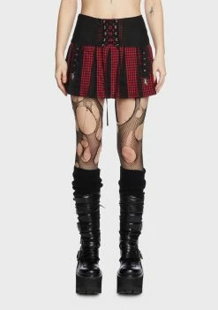 Tripp NYC Bo Peep Pleated Garter Skirt