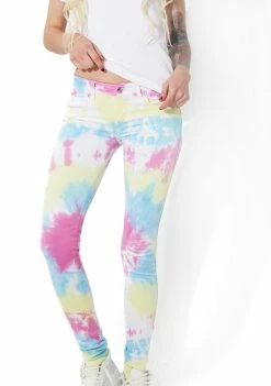 Tripp NYC Tie Dye Twill Pants Bottoms
