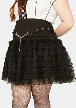 Tripp NYC Plus Crinoline Mini Skirt