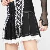Tripp NYC Mini Skirt Lace Pleated Skirt