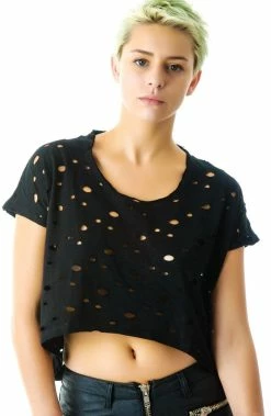 Tripp NYC Super Shot Crop Top Tops 8 Tripp NYC Super Shot Crop Top Tops