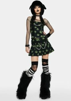 Tripp NYC Grass Mary Chain Corset Top