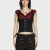 Tripp NYC Bo Peep Cap Sleeve Corset Tops 1 Tripp NYC Bo Peep Cap Sleeve Corset Tops