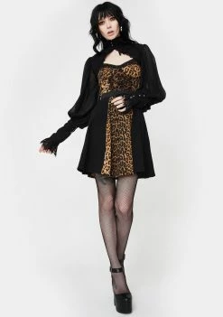 Tripp NYC Animal Instinct Mini Dress