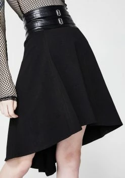 Tripp NYC Double Belted Skirt