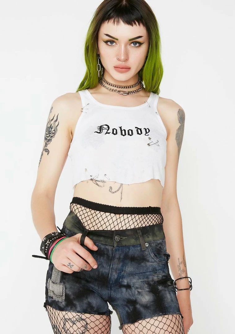 Tripp NYC Bottoms Overdye Tuff Shot Denim Cargo Shorts 5 Tripp NYC Bottoms Overdye Tuff Shot Denim Cargo Shorts