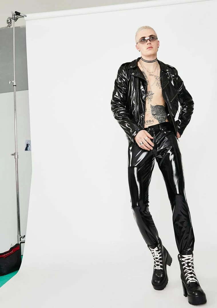 Tripp NYC 5 Pocket PVC Pants Bottoms 3 Tripp NYC 5 Pocket PVC Pants Bottoms