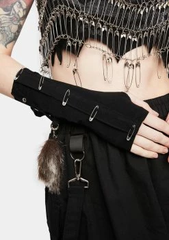 Tripp NYC Tail Pin Arm Warmers Knit Gloves