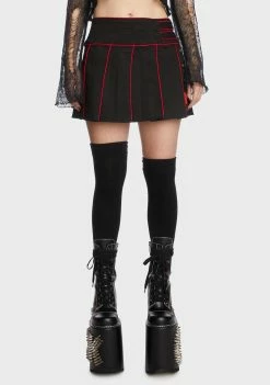 Tripp NYC Band Pleated Skirt