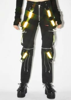 Tripp NYC Bottoms Electric Reflective Pants