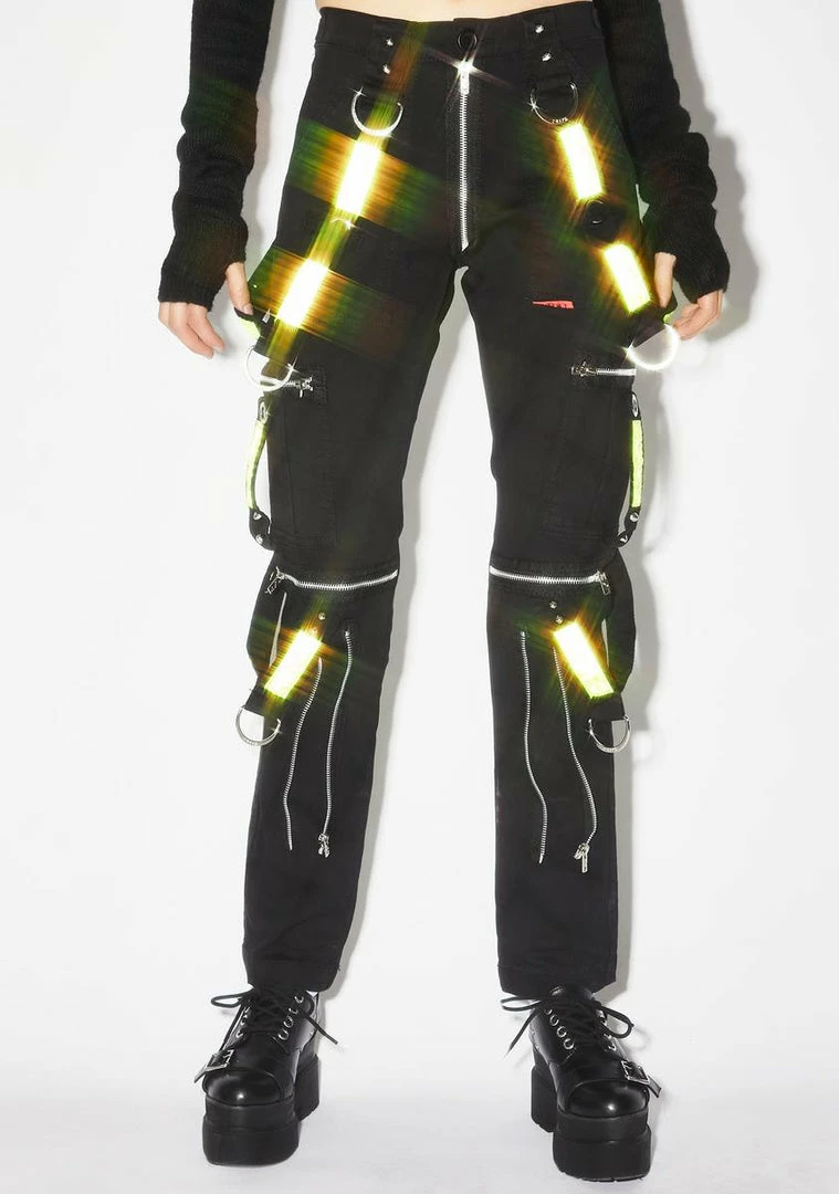 Tripp NYC Bottoms Electric Reflective Pants 3 Tripp NYC Bottoms Electric Reflective Pants