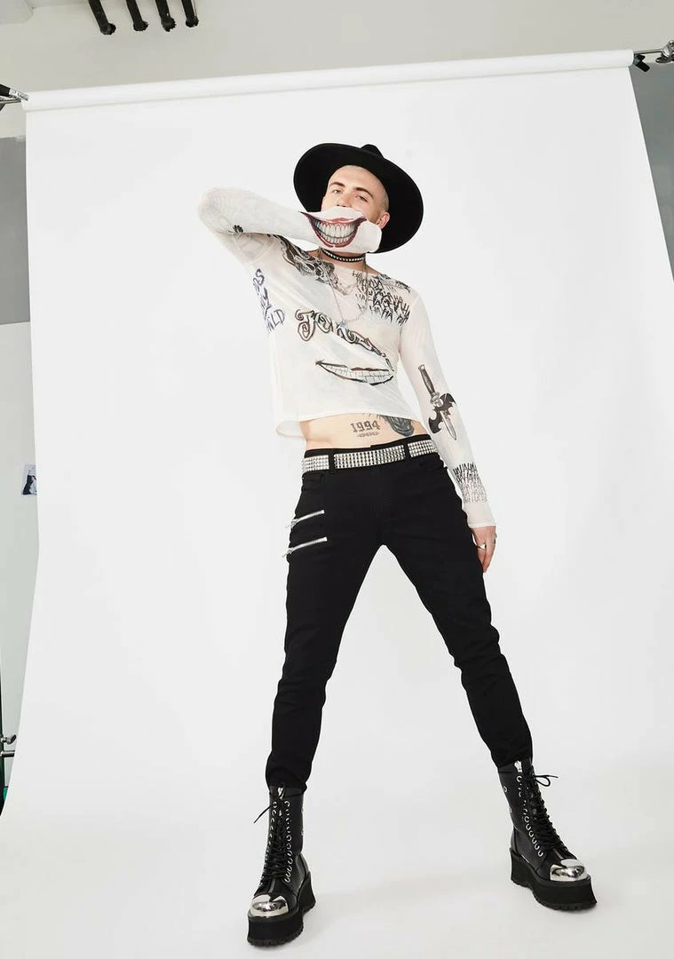 Tripp NYC Bottoms Double Zipper Biker Jeans 5 Tripp NYC Bottoms Double Zipper Biker Jeans