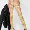 Tripp NYC Neon Leopard Print Skinny Jeans 2 Tripp NYC Neon Leopard Print Skinny Jeans