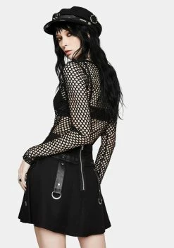 Tripp NYC Harness Strap Chain Mini Skirt Bottoms 9 Tripp NYC Harness Strap Chain Mini Skirt Bottoms