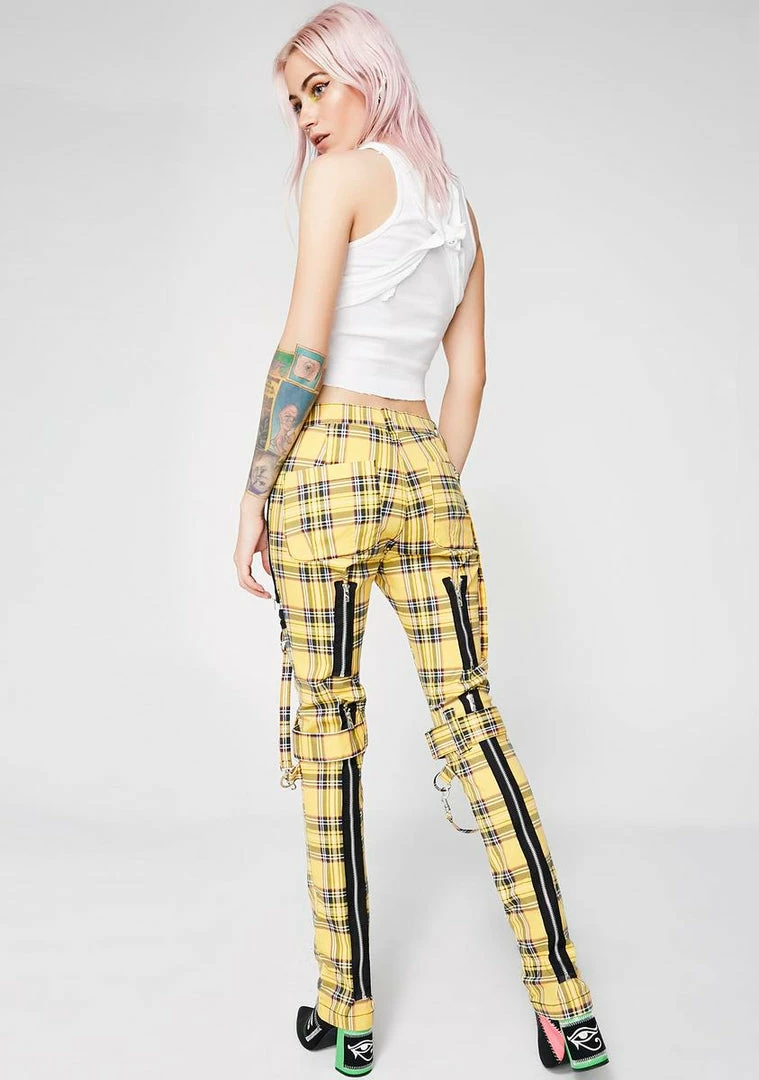 Tripp NYC Bottoms Plaid Bondage Pants 7 Tripp NYC Bottoms Plaid Bondage Pants