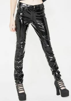 Tripp NYC Vinyl Skinny Pants Bottoms