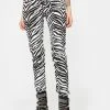 Tripp NYC Bottoms Zebra High Waist Tie Up Pants