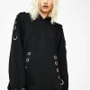Tripp NYC Pullover Grommet Hoodie Tops 1 Tripp NYC Pullover Grommet Hoodie Tops