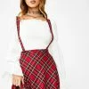 Tripp NYC Suspender Mini Skirt Bottoms 2 Tripp NYC Suspender Mini Skirt Bottoms