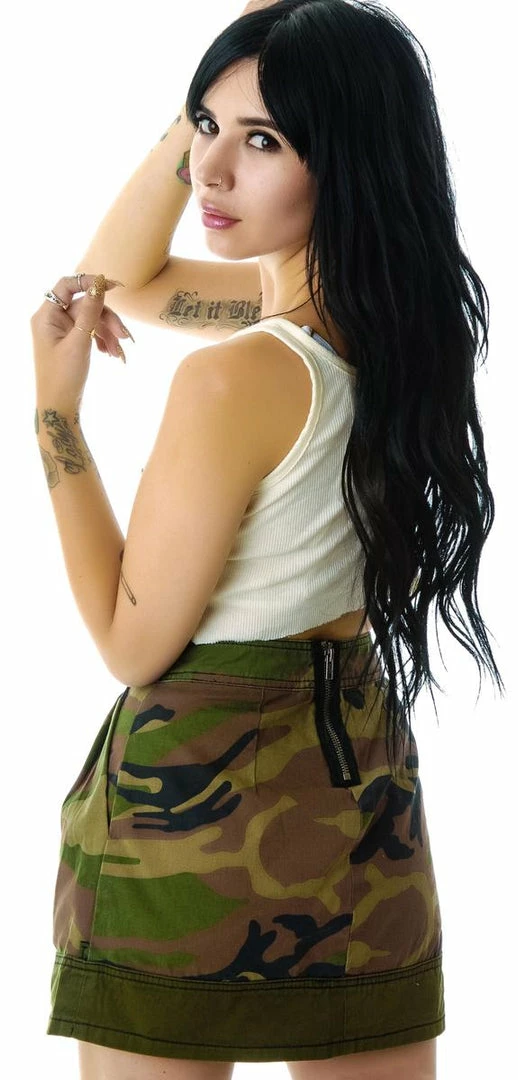 Tripp NYC Camouflage Army Skirt 4 Tripp NYC Camouflage Army Skirt