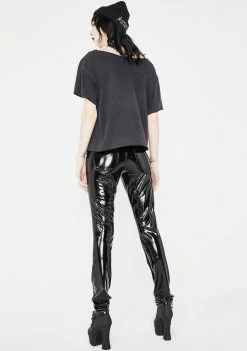 Tripp NYC Vinyl Skinny Pants Bottoms