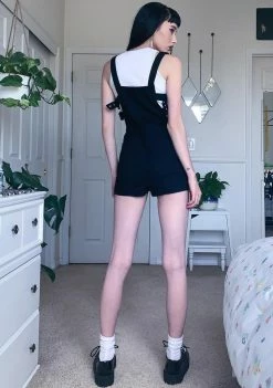 Tripp NYC Jumpsuits & Rompers Buckle Overall Shorts