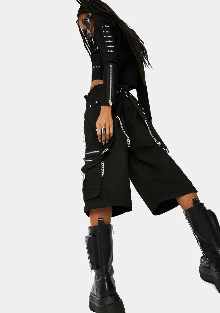Tripp NYC Bottoms Black Step Chain Pants 5 Tripp NYC Bottoms Black Step Chain Pants