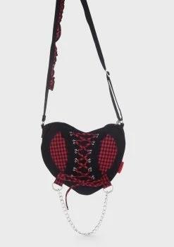Tripp NYC Red Bo Peep Heart Bag Bags & Wallets