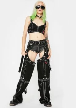 Tripp NYC Side Strap Crop Top