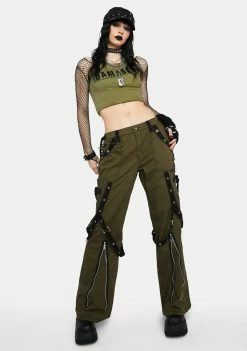 Tripp NYC Army Multi Eyelet Dark Street Pants