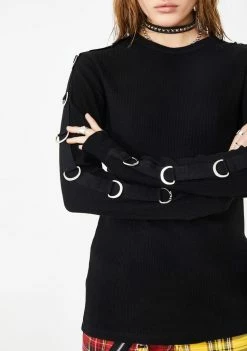 Tripp NYC D-Ring Thermal Long Sleeve Tee Tops