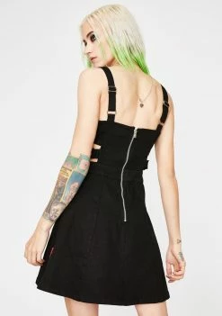 Tripp NYC Cut Out Side Buckle Dress