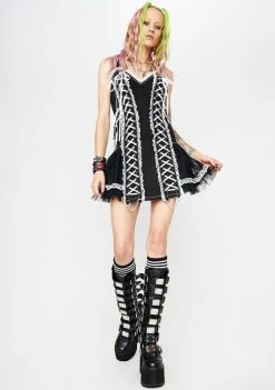 Tripp NYC White Lace Mini Dress