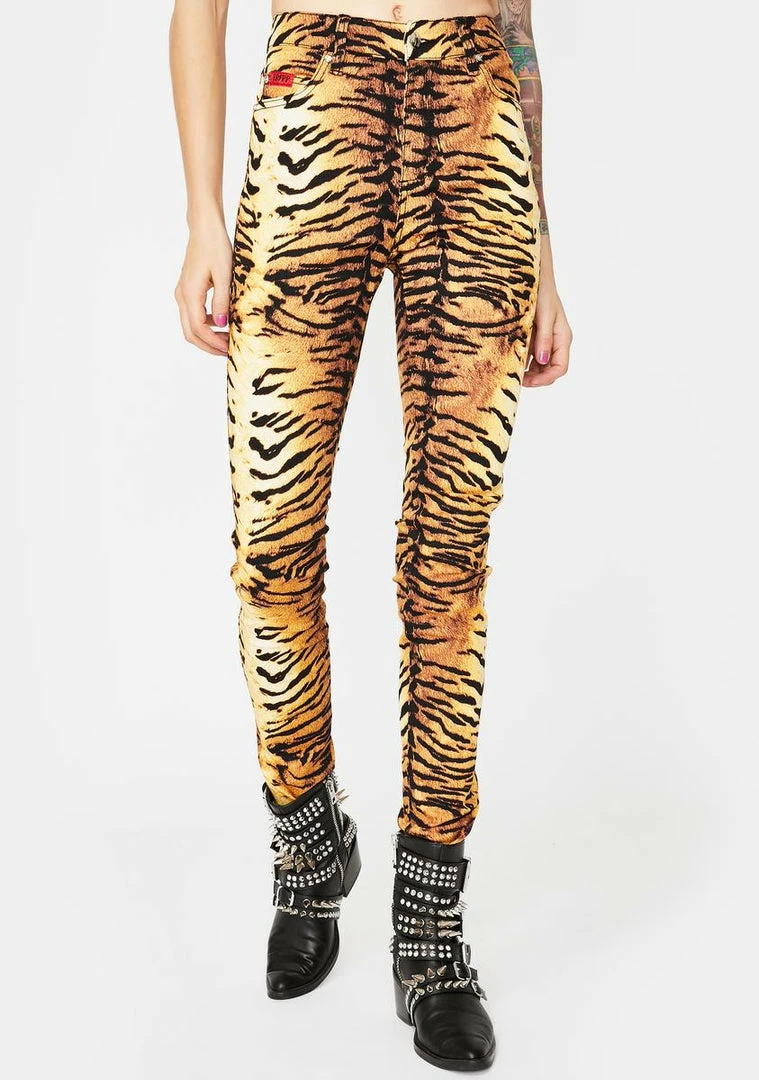Tripp NYC Bottoms Natural Tiger T-Back Jeans 4 Tripp NYC Bottoms Natural Tiger T-Back Jeans