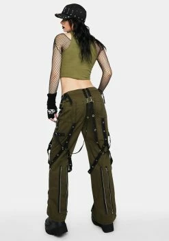 Tripp NYC Army Multi Eyelet Dark Street Pants