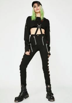 Tripp NYC Side Buckle Pants Bottoms